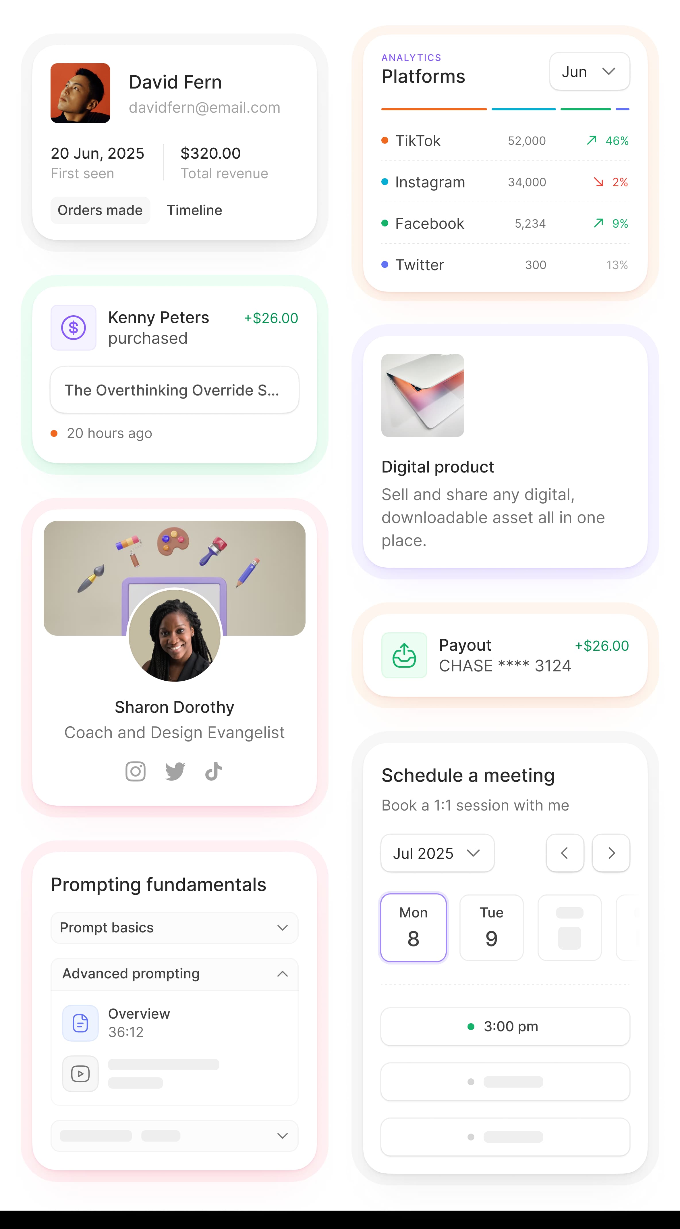 Waitlist cards